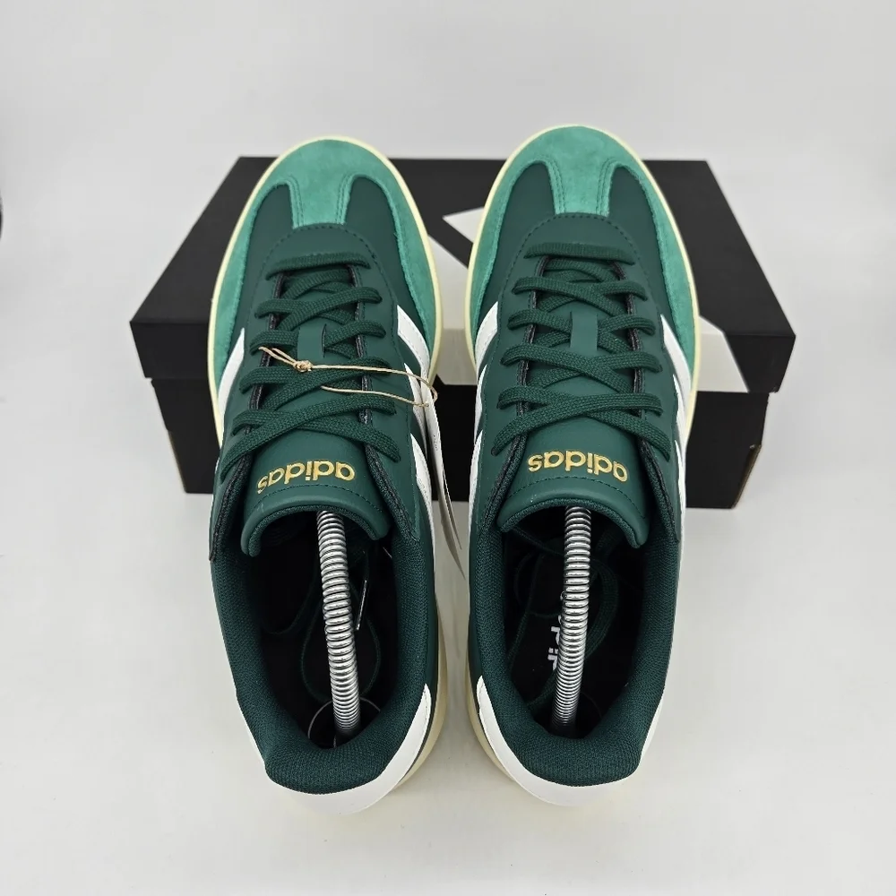 New adidas Barreda Lifestyle Collegiate Green Core White Men's Shoes Size 10.5